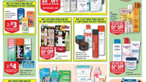 Rite Aid Unilever Incentive Feature