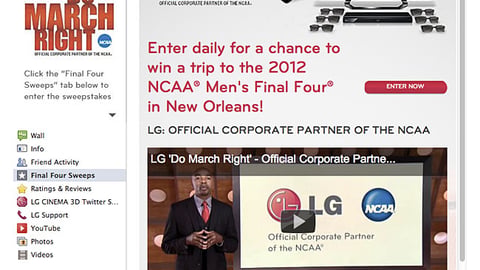 LG 'Do March Right' Sweeps