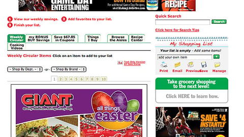 Ahold Unilever 'Final Four' Promotions