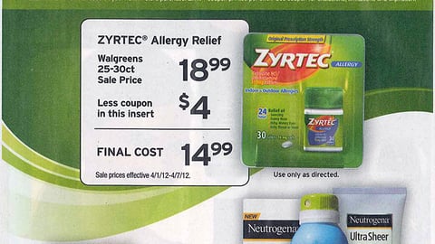 Walgreens J&J 'Get Ready' FSI
