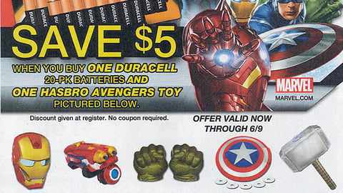 Duracell Hasbro 'Avengers' FSI