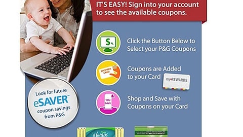 P&G A&P 'eSaver' Email