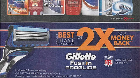 Gillette Target 'Pro Performance' FSI