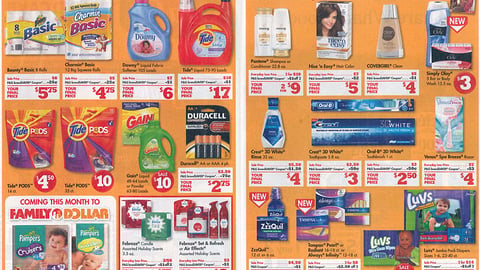 P&G Family Dollar 'brandSaver' FSI