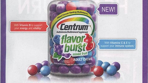 Centrum Flavor Burst 'New' FSIs
