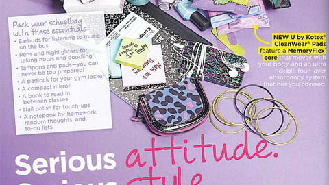 U by Kotex 'Serious Style' Ad