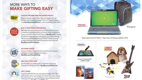 Best Buy Holiday Direct-Mail Booklet