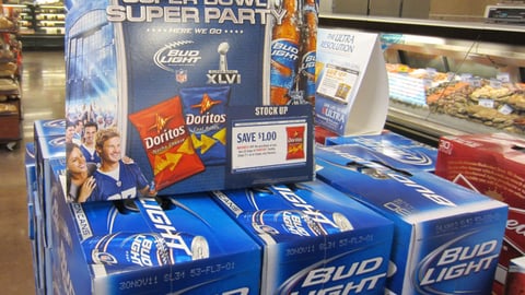 Bud Light Doritos Super Bowl Case Card