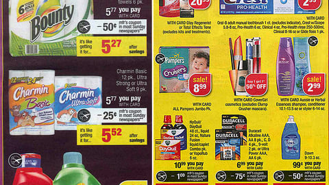 CVS P&G 'ExtraBucks' Promotions