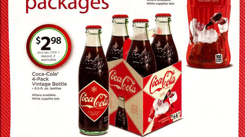 Coca-Cola Walmart 'Holiday Packages' FSI