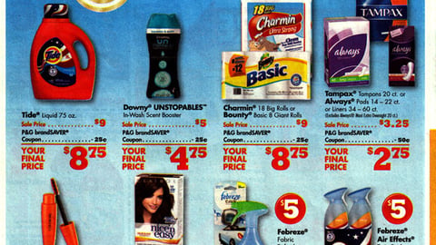 Family Dollar P&G 'brandSaver' Features