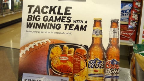 Coors Light Hormel 'Winning Team' Case Card