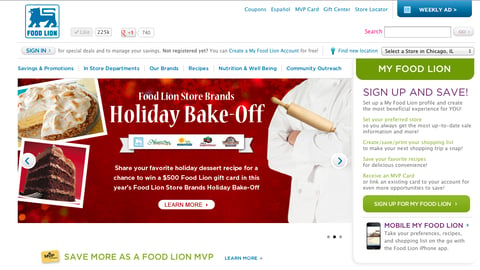 Food Lion Holiday Recipe Contest