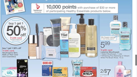 Walgreens J&J 'Healthy Essentials' Promotion