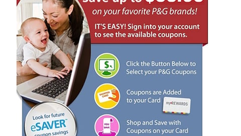 A&P P&G 'brandSaver' Email