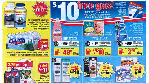 CVS P&G 'Free Gas' Feature