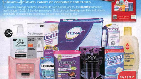 CVS J&J 'Healthy Essentials' Promotion