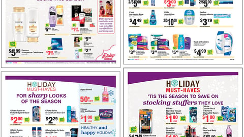 Ahold P&G 'Holiday Must-Haves' Insert