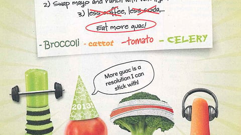 Wholly Guacamole 'New Year's Veggi-lutions' FSI