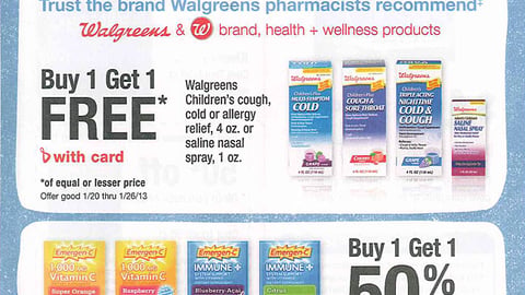 Walgreens 'Symptoms and Solutions' FSIs