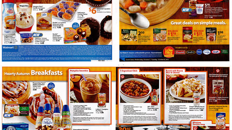 Walmart 'Taste of Fall' Insert