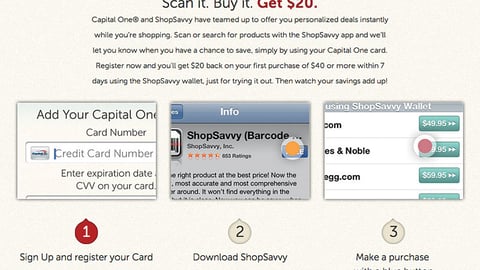 Capital One ShopSavvy Integration