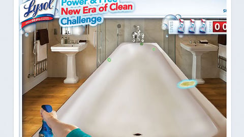 Lysol Facebook Game