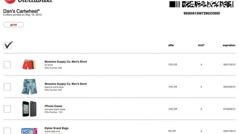 Target Cartwheel App
