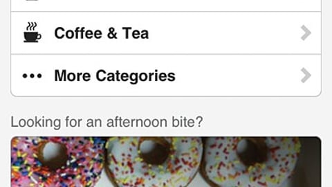 Yelp 'Nearby' App Upgrade