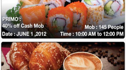 Plurro 'Cash Mob' App