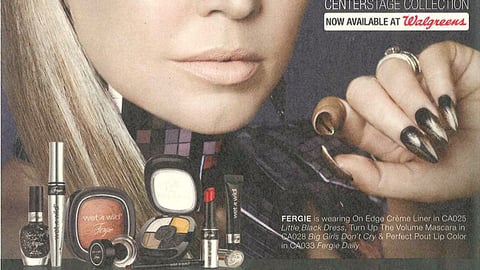 Wet n Wild Walgreens 'Fergie Centerstage' FSI