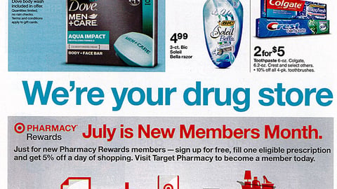 Target Pharmacy 'New Members Month' Feature