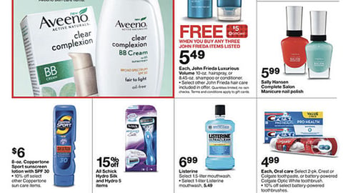 Target John Frieda Incentive Feature