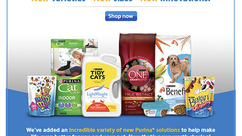 Walmart Purina 'Great News' Email