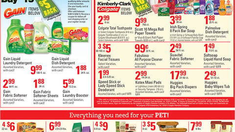 A&P 'Household Essentials' Feature