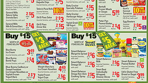 A&P P&G 'Bonus Bucks' Feature