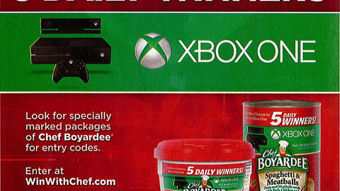 Chef Boyardee '5 Daily Winners' FSI 