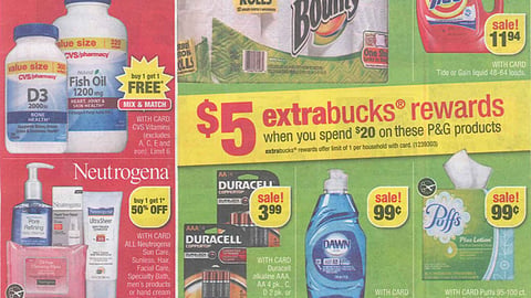 CVS P&G 'brandSaver' Features