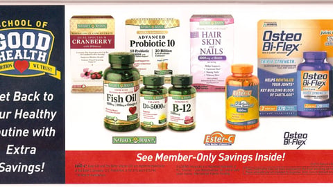 NBTY 'School of Good Health' Costco Mailer Ad