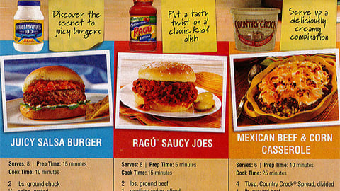 Unilever Dominick's 'Meals in Minutes' FSI