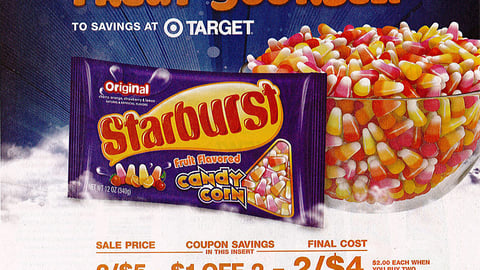 Starburst 'Candy Corn' FSIs