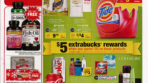 CVS P&G 'ExtraBucks Rewards' Feature