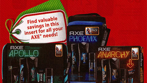 Axe 'Holiday Gift' FSIs