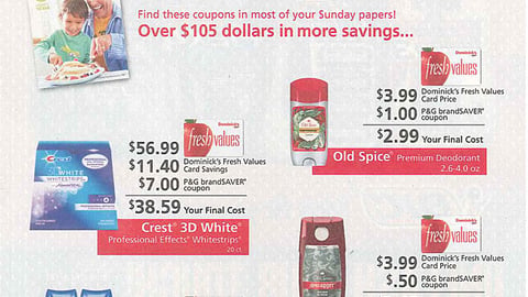 P&G 'Dominick's Father's Day' FSI