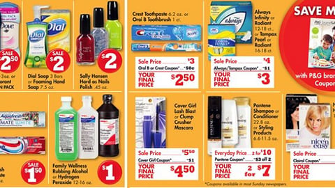Family Dollar P&G 'brandSaver' Features