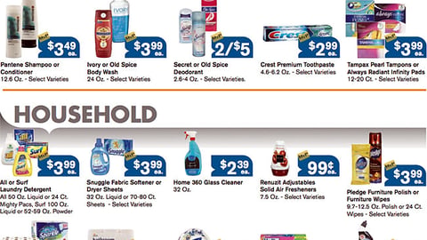 Food Lion P&G 'brandSaver' Feature