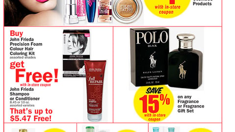 H-E-B John Frieda BOGO Feature