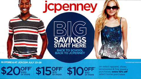 JCPenney 'Back to School' Mailer 