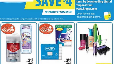 Kroger P&G 'Mix & Match' Features