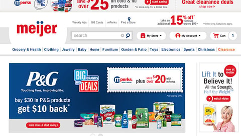 Meijer P&G 'Big Brands' Incentive